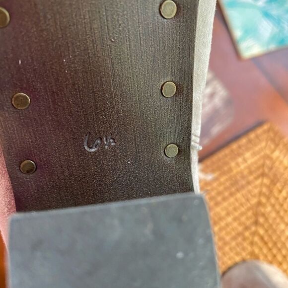 Sam Edelman Soft Suede Leather Fringe Booties 6.5 - Picture 9 of 10